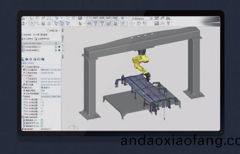 三(san)維(wei)機器(qi)人激(ji)光(guang)切割(ge)機(ji),三維激光(guang)切(qie)割(ge)機,3D激光切割機(ji),離線編(bian)程(cheng)輭(ruan)件