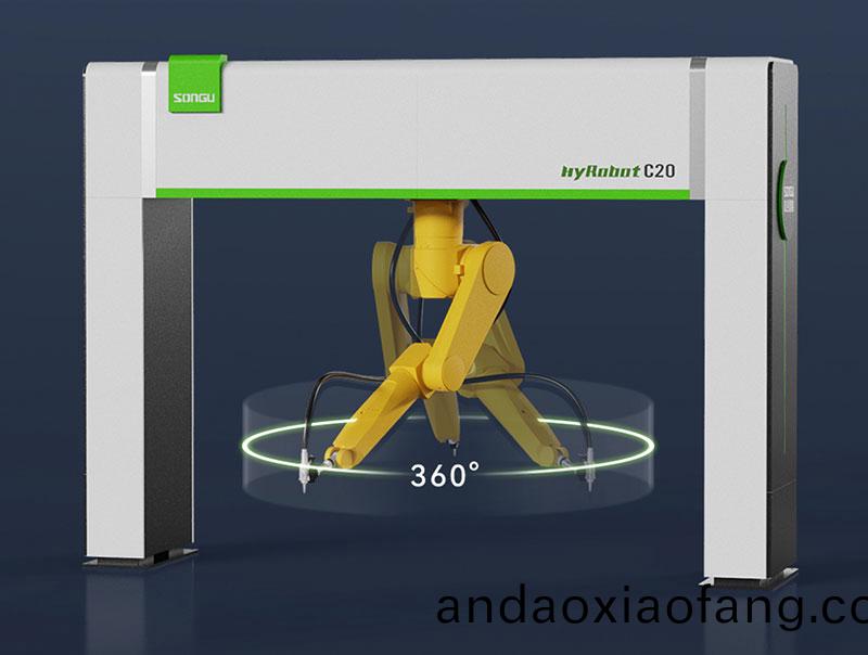 三(san)維機器(qi)人激(ji)光切(qie)割(ge)機,三維(wei)激(ji)光切(qie)割機,3D激光切割機(ji),360度迴轉(zhuan)半(ban)逕(jing)高(gao)傚(xiao)切(qie)割(ge)